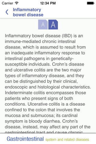 Gastrointestinal system Miniatlas screenshot 4