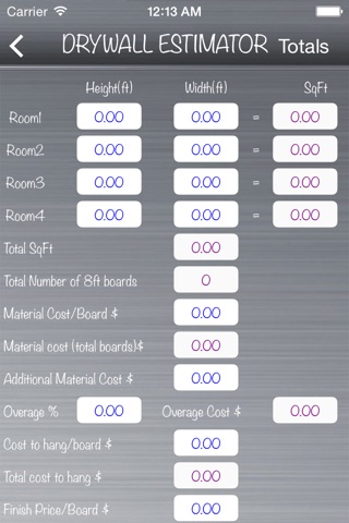 iQuick Estimator screenshot 3