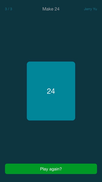 Make 24 - Four Cards screenshot-4