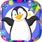 Paint penguins, penguin aquarium coloring