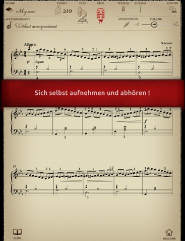 Play Schubert – Impromptu n°2, Opus 90 (partition interactive pour piano) screenshot 3