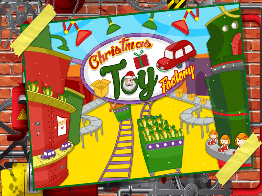Christmas Toys Factory simulator game - Learn how to make Toys & Christmas gifts in Factory with Santa Claus screenshot 6
