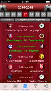 Futbol - Süper Lig Sürümü screenshot #1 for iPhone