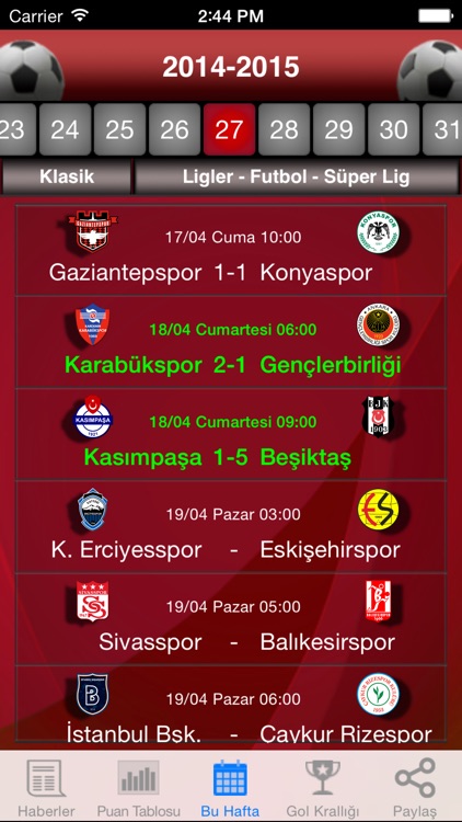 Futbol - Süper Lig Sürümü