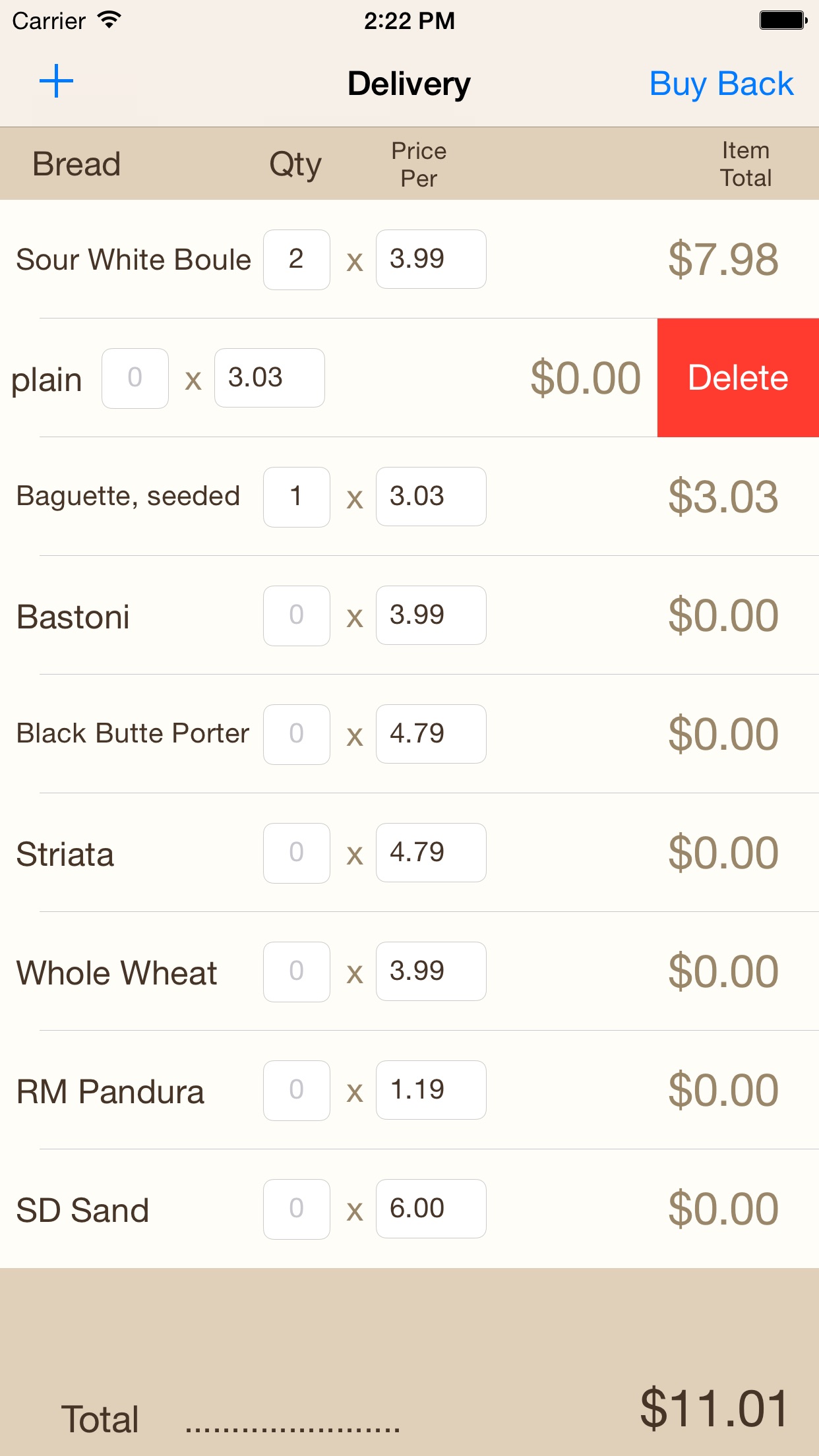 Screenshot 4 of Easy Bread Invoice