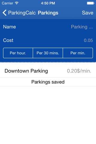 ParkingCalc screenshot 2