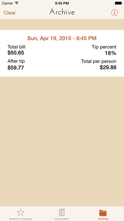 Gratuity Express: Tip Calculator screenshot-4