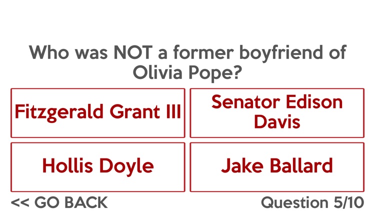 Ultimate Trivia for Scandal