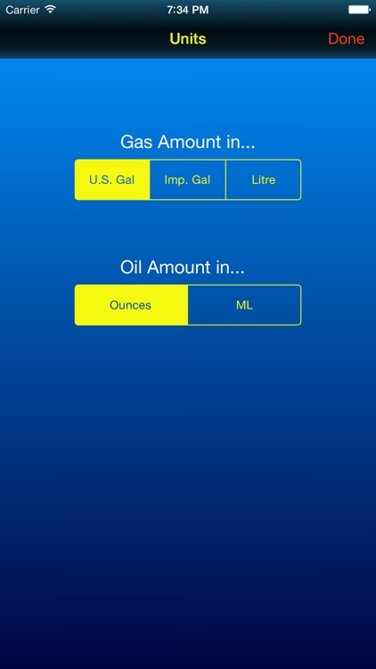 Gas Mix - 2 Cycle Fuel Mix Calculator