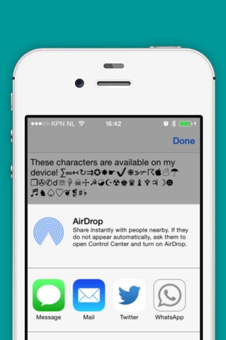 Characters & Symbols screenshot 2