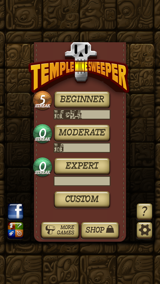 #5. Temple Minesweeper - El Dorado Adventure with Mine Sweeper Gameplay (iOS) 由: TPG TECNOLOGIA DA INFORMACAO LTDA