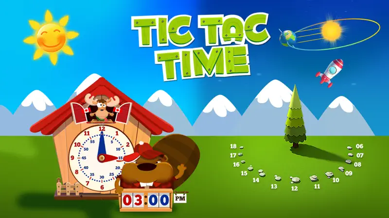 Tic Tac Time: Apprends à lire l'heure en découpant le temps d'une journée screenshot 1 of 5