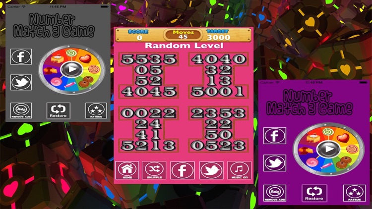 Number match 3 Games