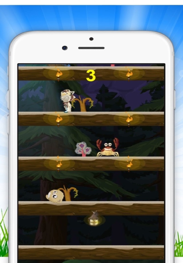猫跳跃游戏 - 免费上瘾运行游戏 免费游戏 screenshot 2