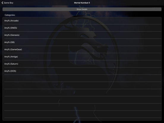 Screenshot #5 pour Browser for Speedrun.com