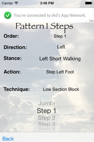 Taekwondo Pattern 1 screenshot 2