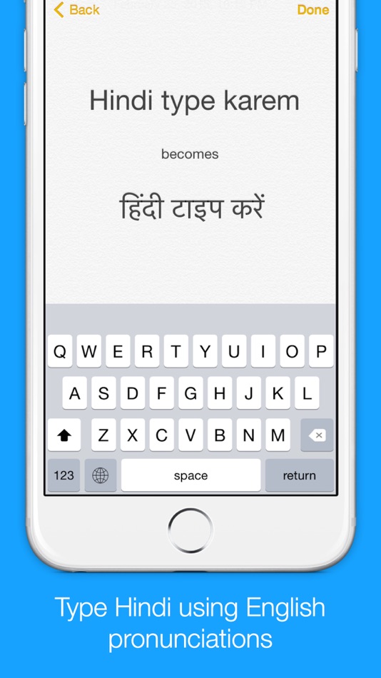 #1. Hindi Transliteration Keyboard by KeyNounce (iOS) 由: Abdulla Al-Shurafa