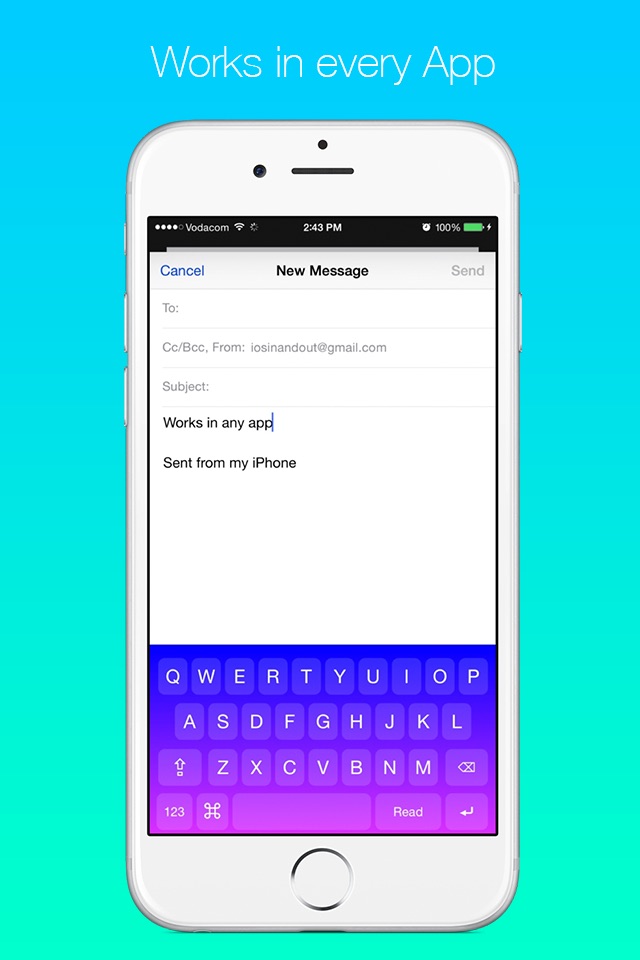 Read To Me Keyboard Free - Create cool color themes, use text to speech tts with voice speak rate and gif emoji screenshot 2