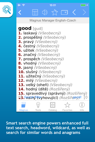 Magnus Czech Dictionaries screenshot 2