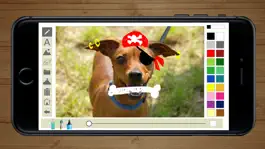 Game screenshot Write and draw in photos apk