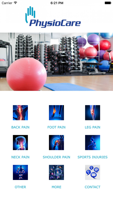 Screenshot #1 pour PhysioCare