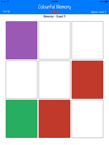 Colourful Memory app screenshot 2