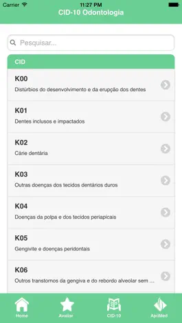 Game screenshot CID-10 Odontologia apk