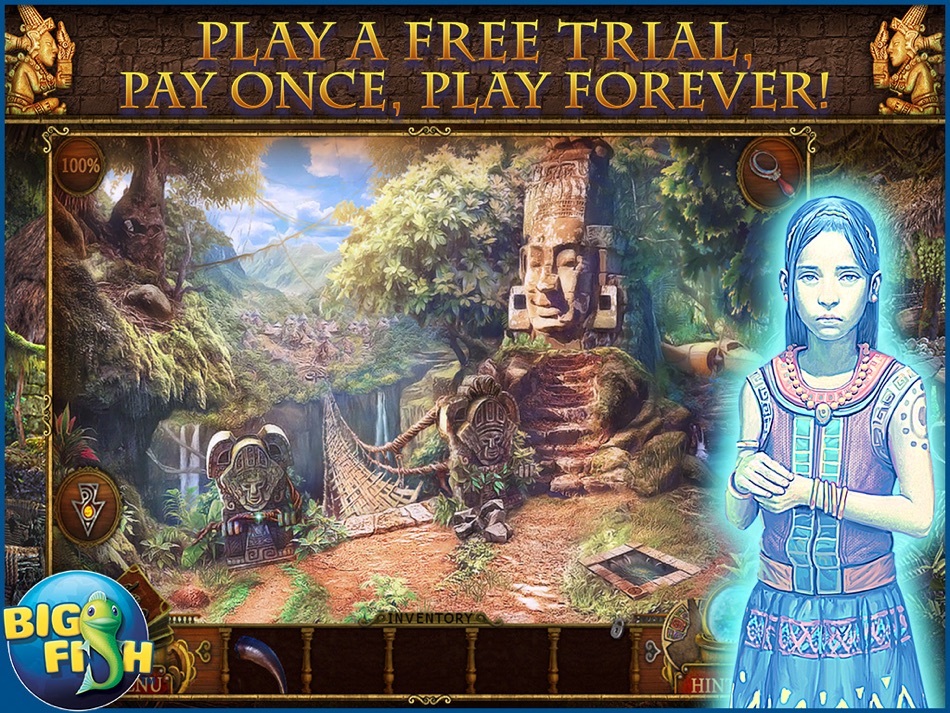#1. Mayan Prophecies: Cursed Island HD - A Hidden Objects Puzzle Adventure (iOS) 由: Big Fish Games, Inc