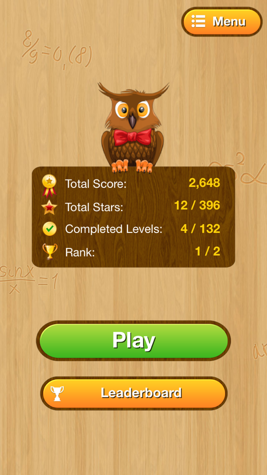 #4. Math Master - education arithmetic puzzle games, train your skills of mathematics (iOS) 由: Anton Kartunov