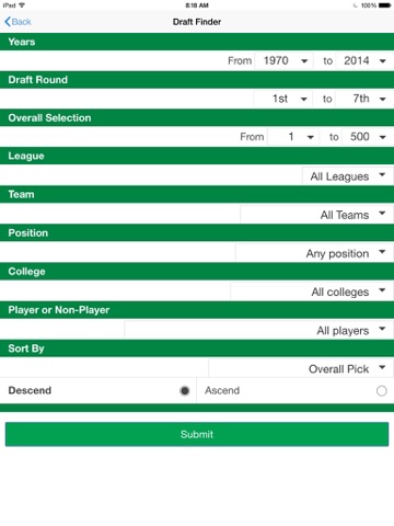 Screenshot #5 pour Pro Football Draft Machine