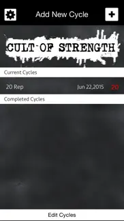 cult of strength iphone screenshot 1