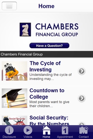 Chambers Financial Group screenshot 2