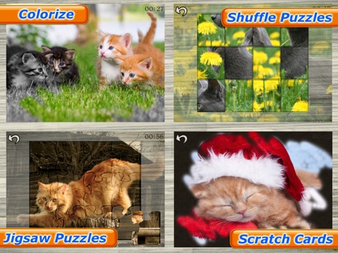 Screenshot #5 pour Cute Cats - Real Cat and Kitten Picture Jigsaw Puzzles Games for Kids