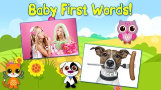 Baby First Words Book 1 Basics. Free Educational Games For Toddlers.のおすすめ画像1