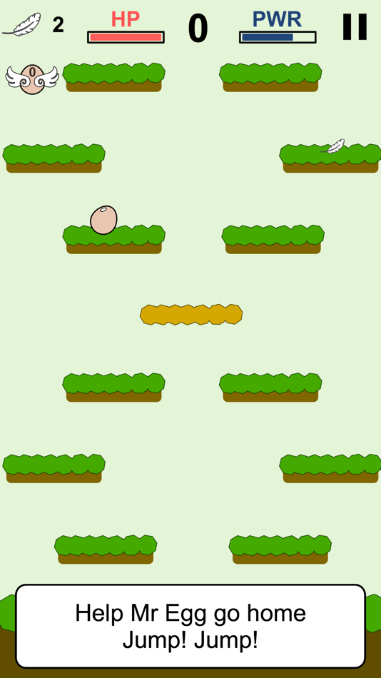Mr Egg jumps up and down in an endless way to his home - 1.0 - (iOS)