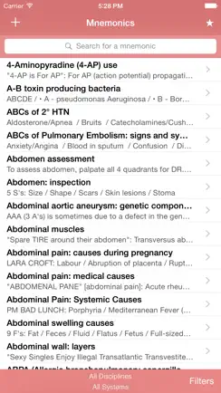 Med Mnemonics iPhone image 1