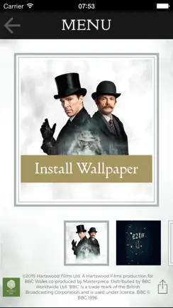 Sherlock The Abominable Bride App iPhone image 3