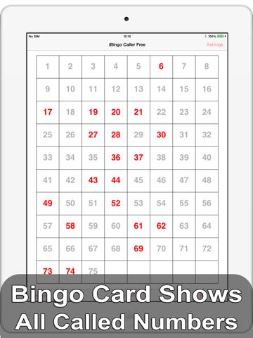 iBingo Caller Free - Play Bingo at Home with Friends!のおすすめ画像4