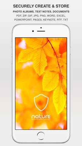 Nature - Private Photo Gallery, Video, Password and Noted Manager with encryptionのおすすめ画像1