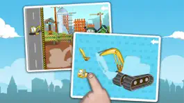 Game screenshot Big machines and trucks puzzles for young boys mod apk