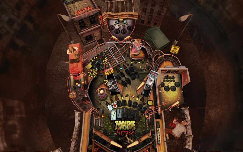 Zombie Attack Pinball iPhone screenshot