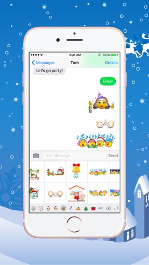 Christmas Gif Keyboard - Fully Animated Emoji for Christmas(圖3)-速報App