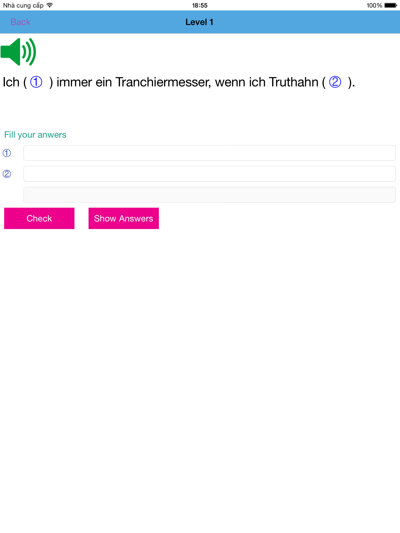 TyGonDE - German Listen Practice Free