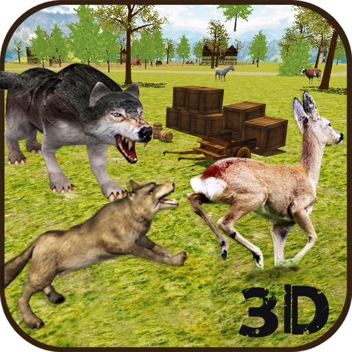Wild Wolf Attack Simulator 3D Icon