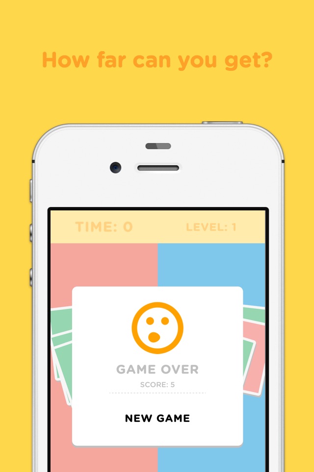 OddSwipe - A minimalistic fast paced logical game where quick thinking is key! screenshot 2