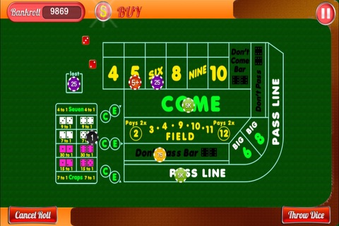 Addictive Craps screenshot 2