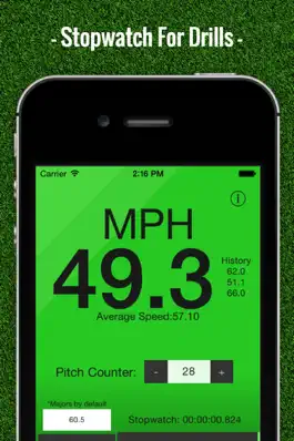 Game screenshot Baseball Pitch Speed - Radar Gun hack