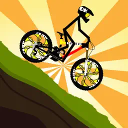 Crazy Stickman Mountain Bike Race Downhill app icon
