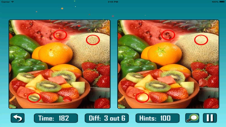 Find the Differences : Spot the Differences - 6 Different