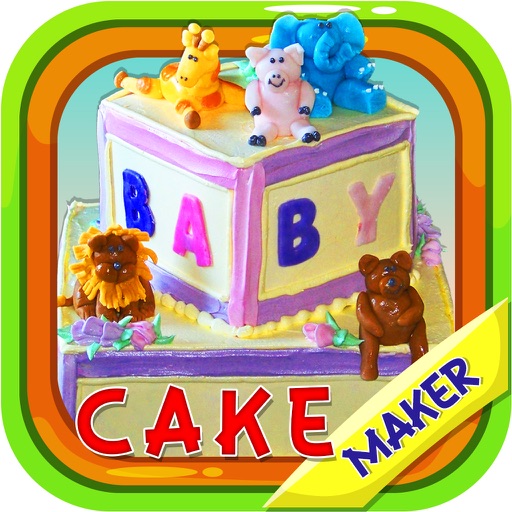 Baby Block Cake Maker - Make a cake with crazy chef bakery in this kids cooking game icon